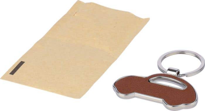Gerecyclede Leren Sleutelhanger Joan
