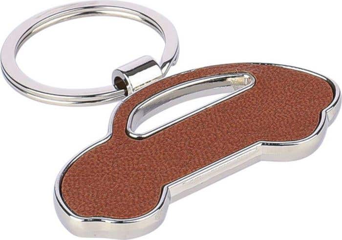 Gerecyclede Leren Sleutelhanger Joan