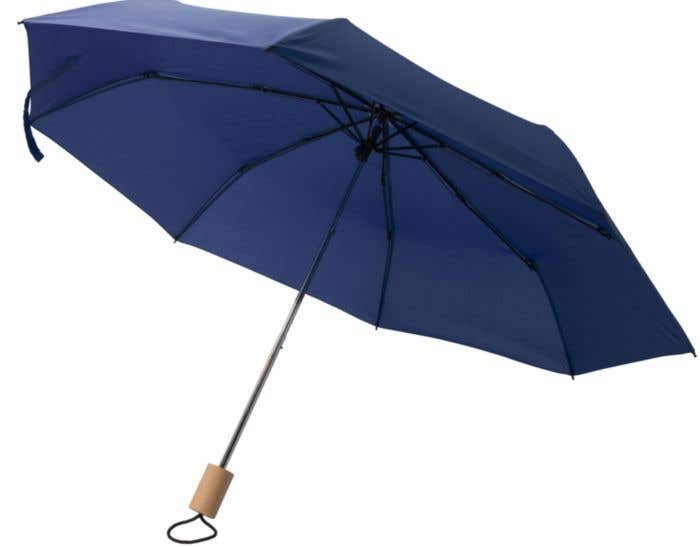 Paraplu Brooklyn | Ø 97 cm | Gerecycled | Opvouwbaar | Houten handvat