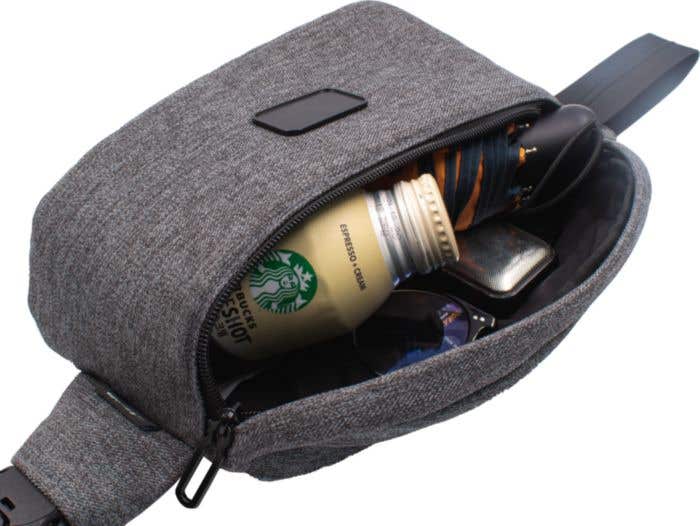 BrandCharger Waterafstotende rPET Heuptas Crosspack