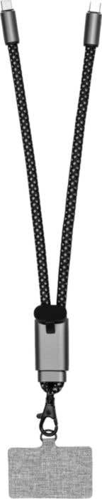 BrandCharger rPET Telefoonkoord Oplader Lany Wristband Charge