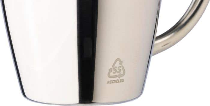 Mokkenset Coffee Break | 200 ml | Gerecycled RVS | Dubbelwandig | 2-delig