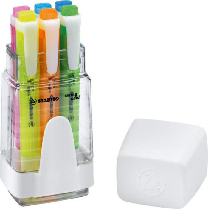 Stabilo Markeerstiften Swing Cool Box [6 st.]
