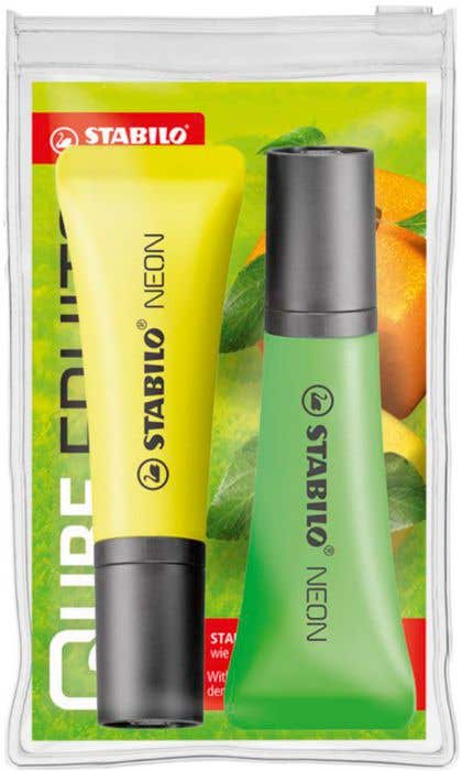 Stabilo Markeerstiften Neon Wallet [2 st.]