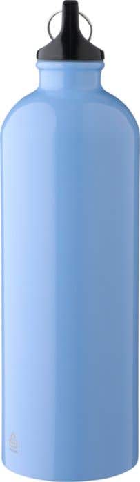 Drinkfles Emeric | 750 ml | Gerecycled RVS | Enkelwandig | Karabijnhaak
