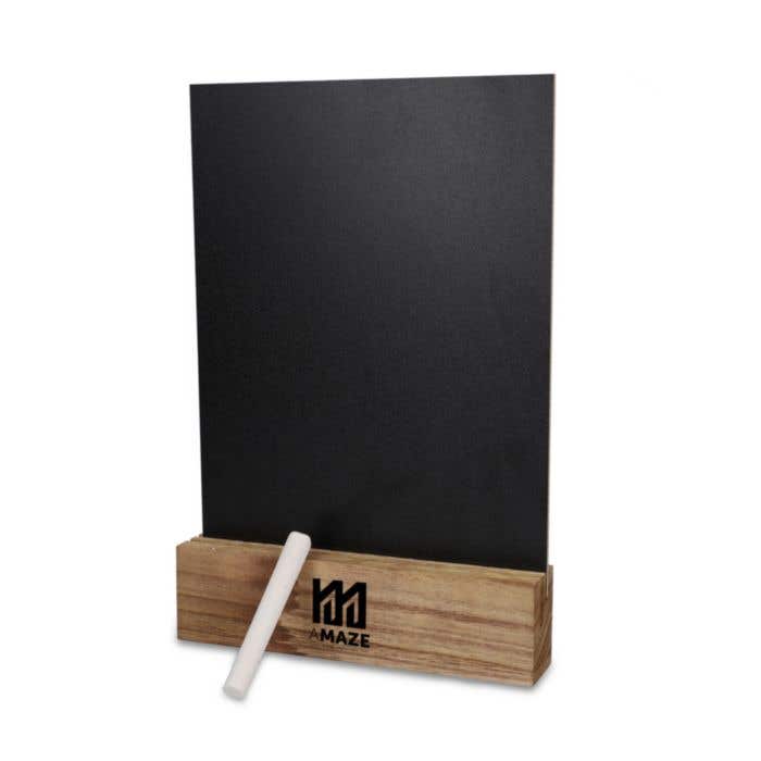 Krijtbord in Houten Standaard Milo