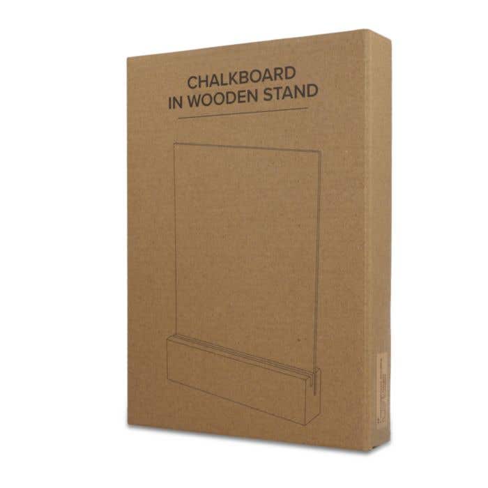 Krijtbord in Houten Standaard Milo