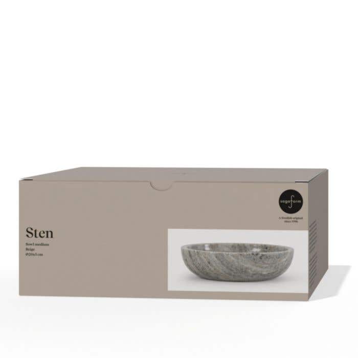 Sagaform Marmeren Schaal Sten