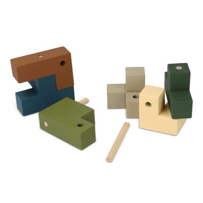 Houten puzzelkubus InSideOut