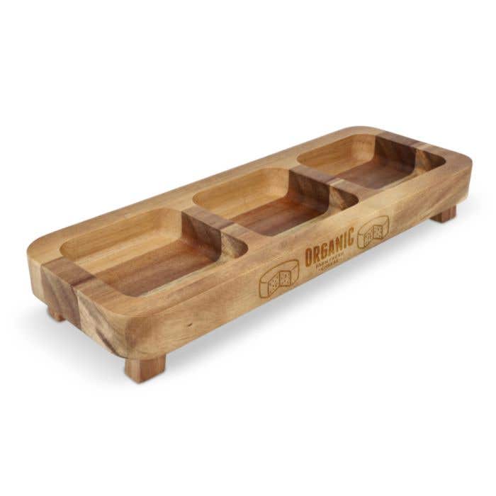 Aperitiefset houten snacktafel 35cm