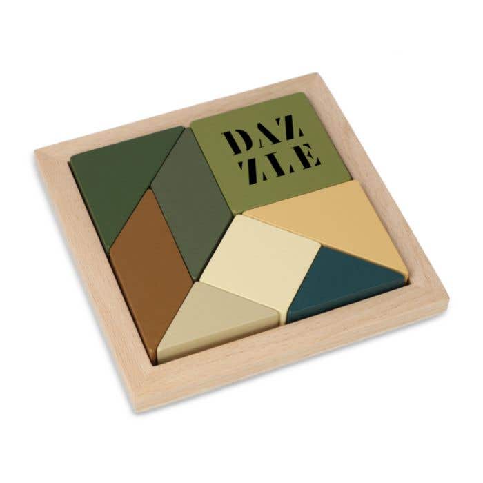 Houten tangram puzzel