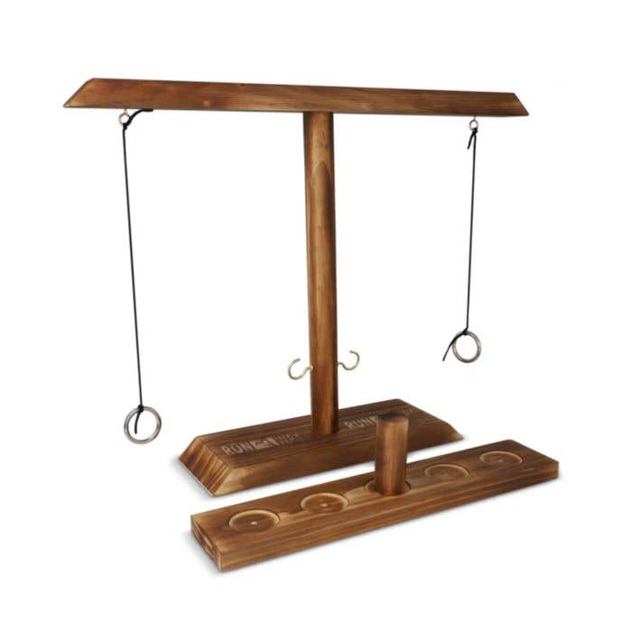 Spellenset Ring Toss houten tafelmodel