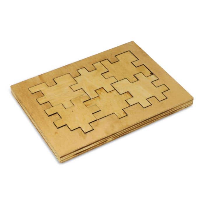 Puzzel kubus van -hout