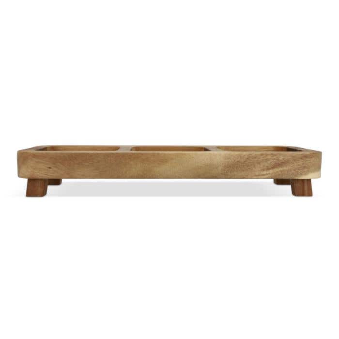 Aperitiefset houten snacktafel 35cm