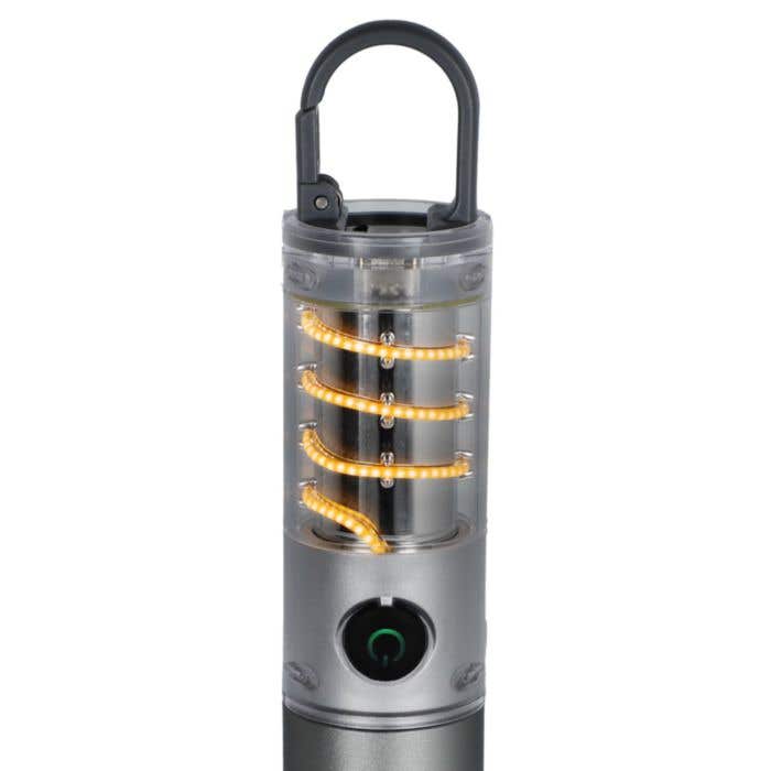 Zaklamp led gerecycled aluminium