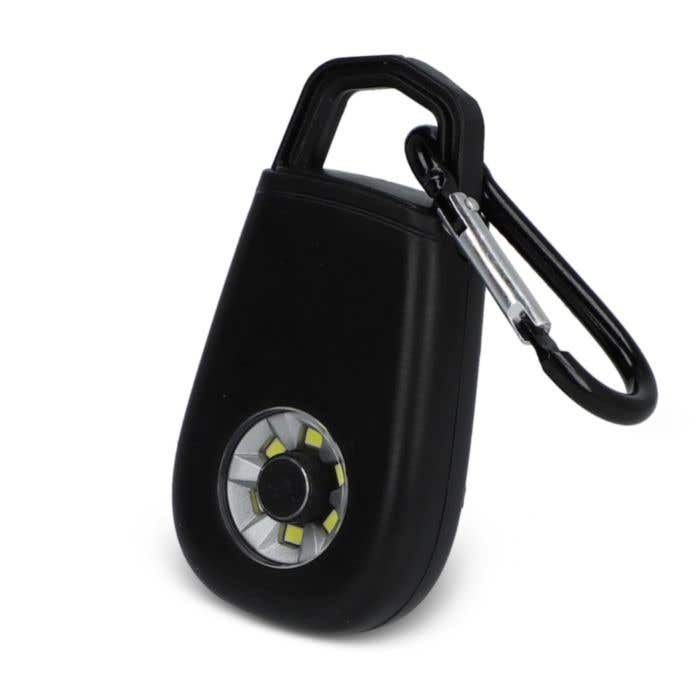 Sleutelhanger alarm gerecycled met haak