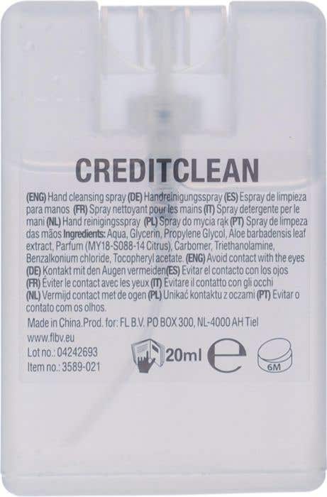 Hand reinigingsspray Creditclean