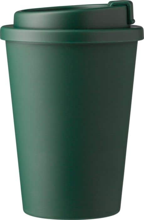 Reisbeker Gabriela | 350 ml | Dubbelwandig | Klikdeksel | Monochroom