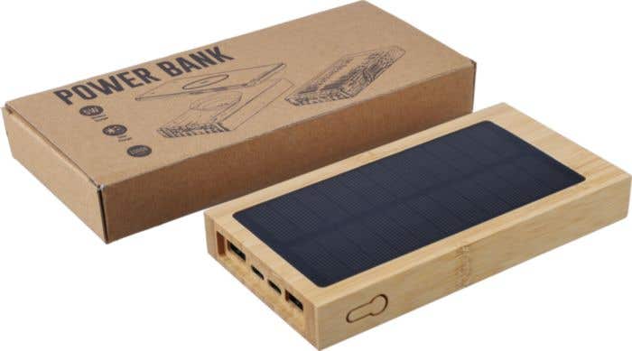 Bamboe Solar Powerbank Elz [10.000 mAh]