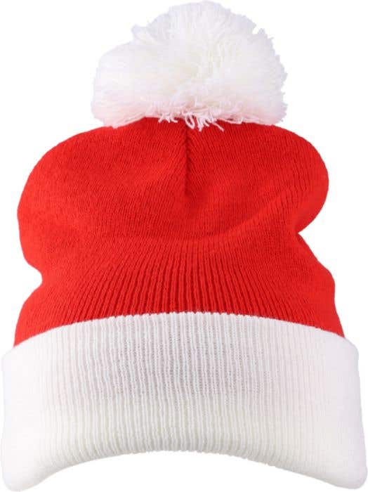 Kerstmuts Eleni | Gebreid | Met pompon | One size