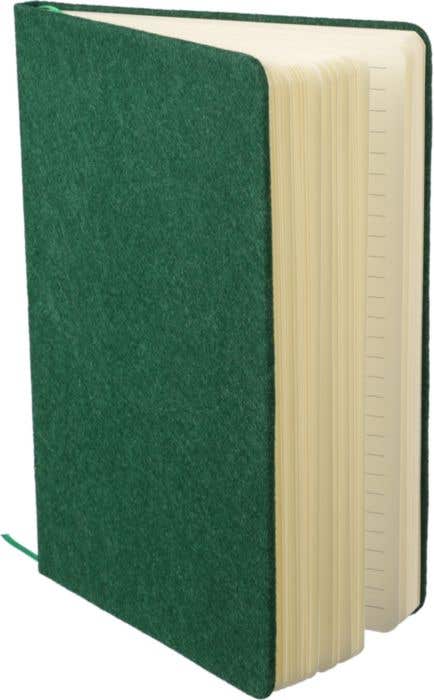Notitieboek Dario | A5 | Gerecycled | 160 pagina's | Gelinieerd | Elastieksluiting