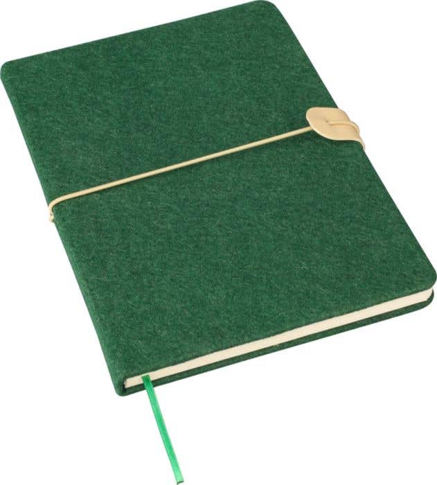 Notitieboek Dario | A5 | Gerecycled | 160 pagina's | Gelinieerd | Elastieksluiting