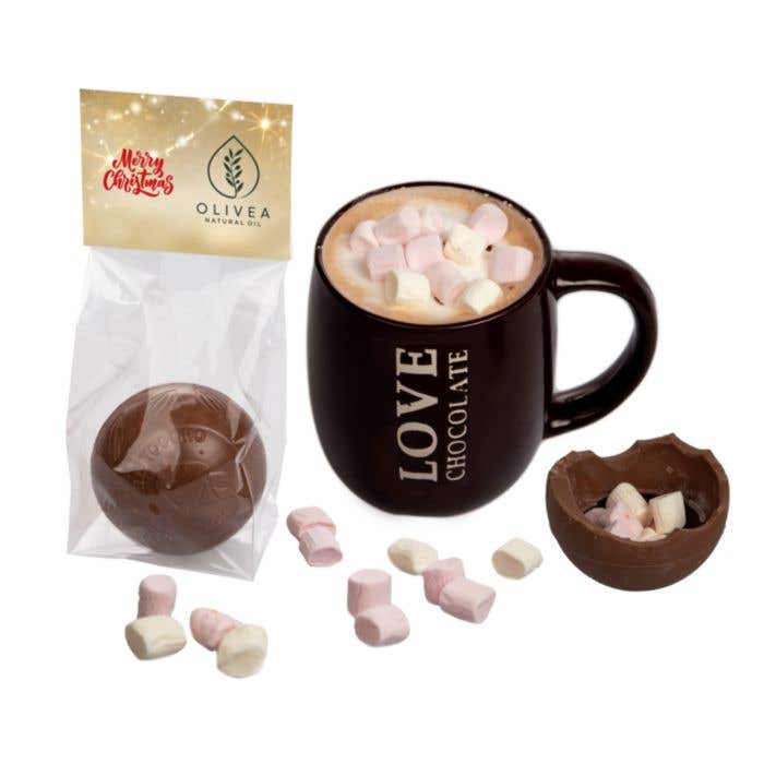 Warme Chocolademelk Bal Marshmallow