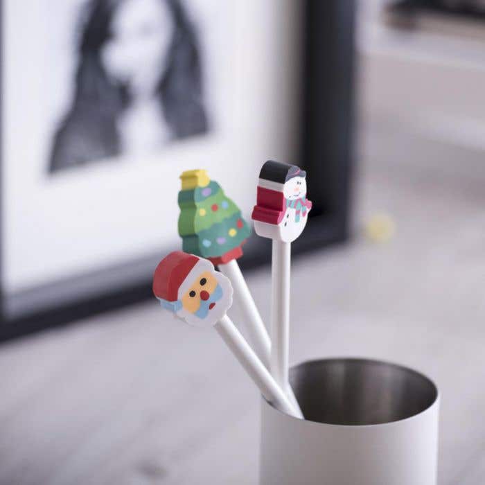 Houten Kerstpotlood Miffet