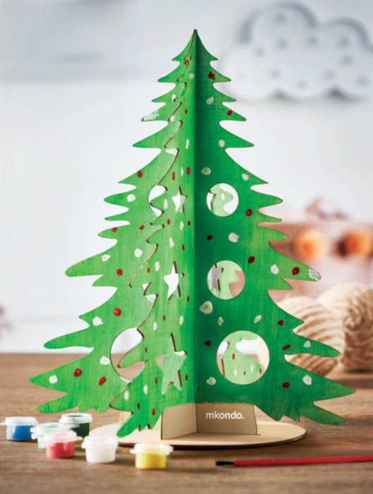 Houten DIY Kerstboom Tree & Paint