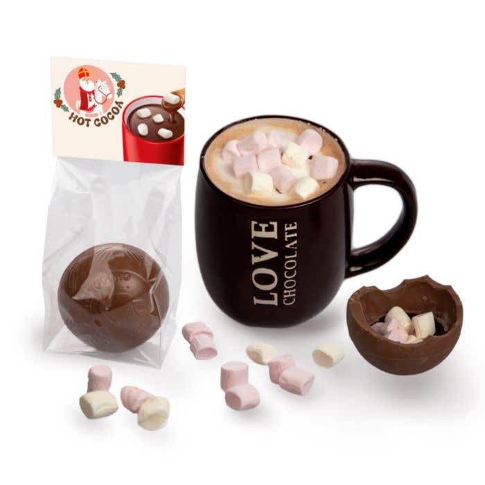 Warme Chocolademelk Bal Marshmallow