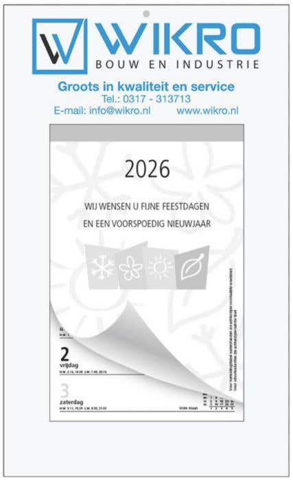 Weekblokkalender Full Colour Luxe