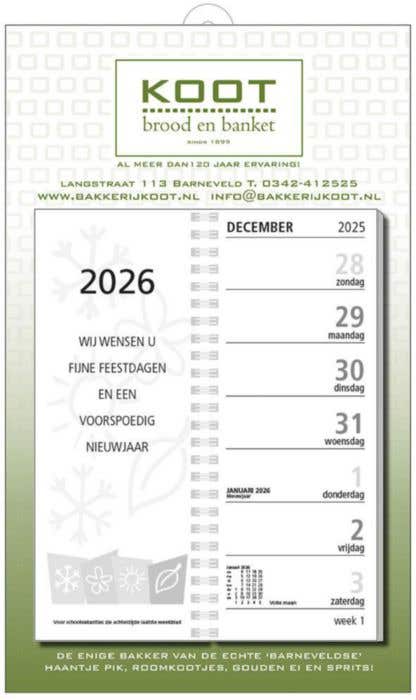 Omlegkalender Full Colour Luxe