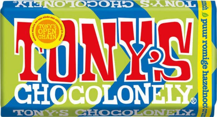 Tony's Chocolonely Puur Romige Hazelnoot Crunch [180 gram]