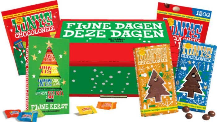 Tony's Chocolonely Kerstpakket Choco [5-delig]