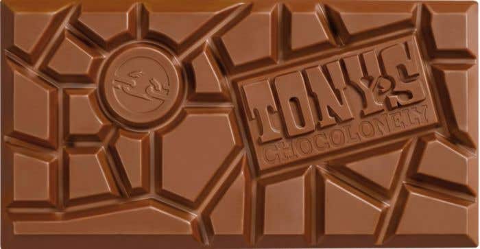 Tony's Chocolonely Amsterdam Reep Melk Karamel Zeezout [180 gram]
