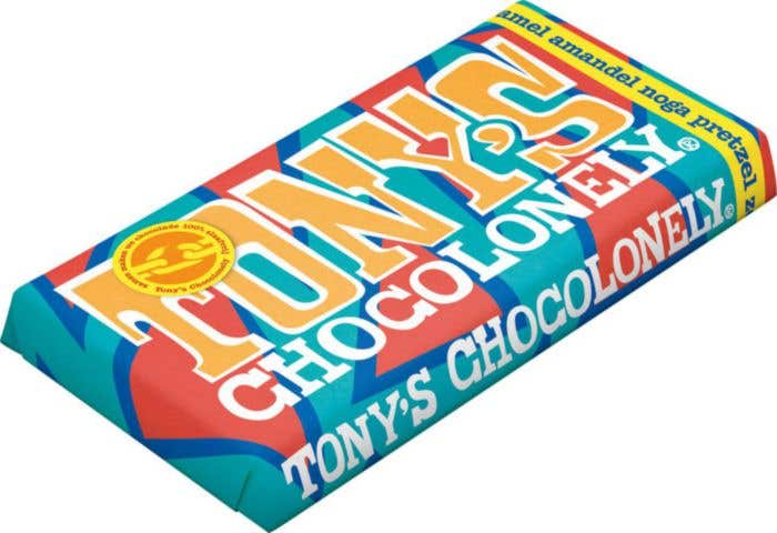 Tony's Chocolonely Melk Karamel Zeezout Pretzel Nougat Amandel [180 gram]