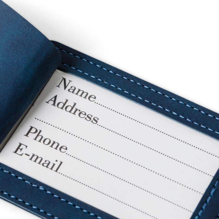 Gerecyclede Paspoorthouder en Bagagelabel Zina [2-delig]