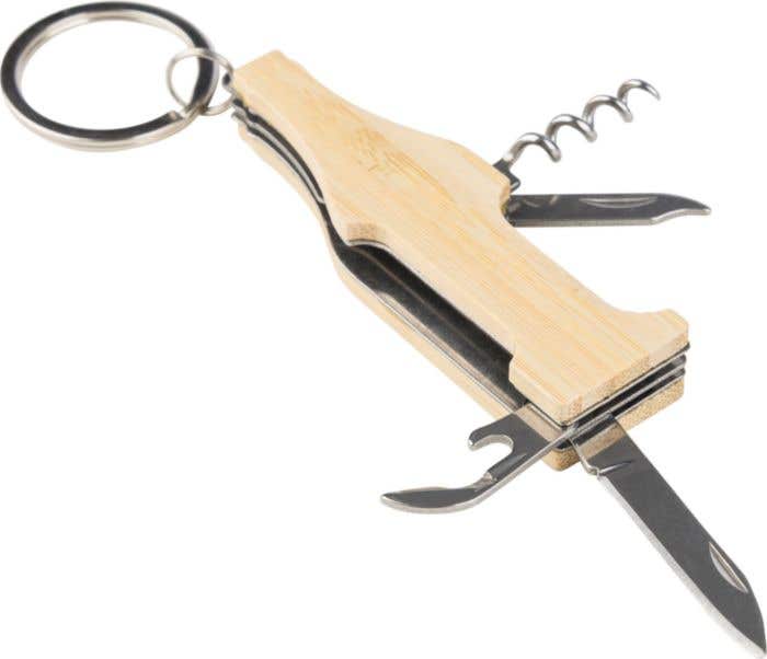 Bamboe Multitool Sleutelhanger Inaya
