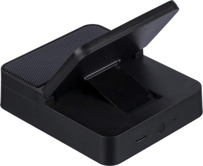 Gerecyclede Draadloze Oplader, Speaker en Telefoonhouder Elias [3-in-1]
