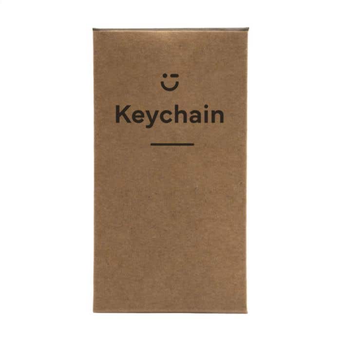 Sleutelhanger | Kunstleder | Metalen ring