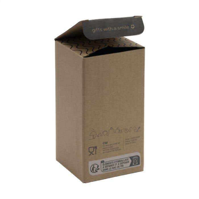 Thermosbeker | Gerecycled RVS | 250 ml | Diamantpatroon