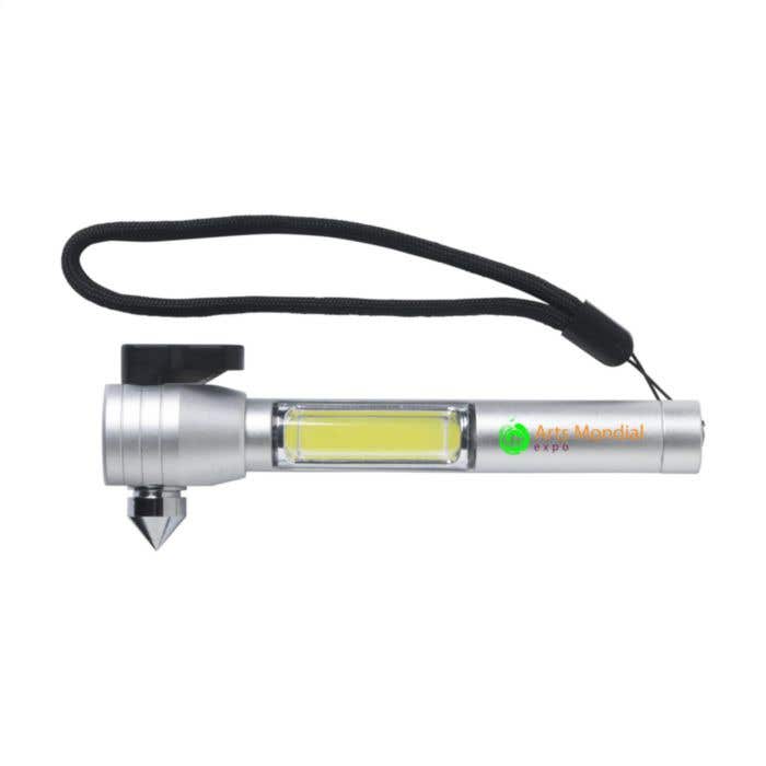 Veiligheidshamer RescueHammer | Aluminium | 4-in-1 | Zaklamp