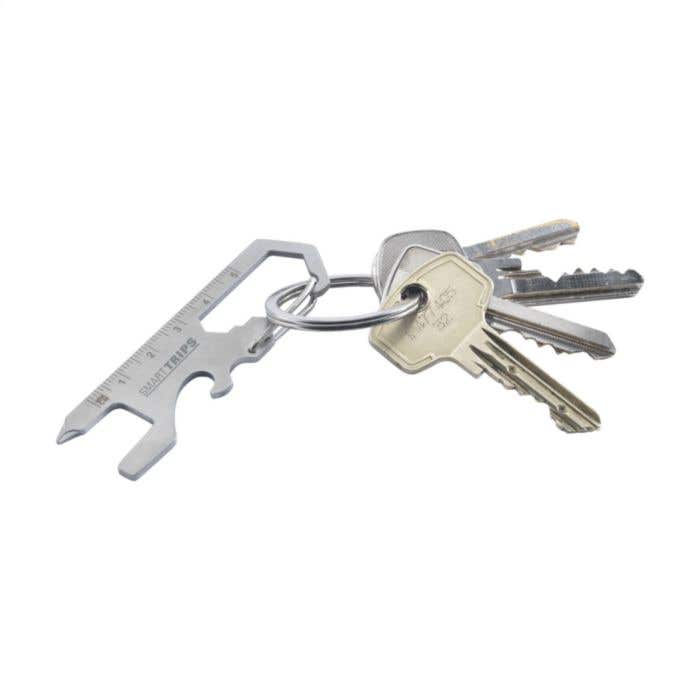 Multitool SmartKey | RVS | 8 functies | Sleutelhanger