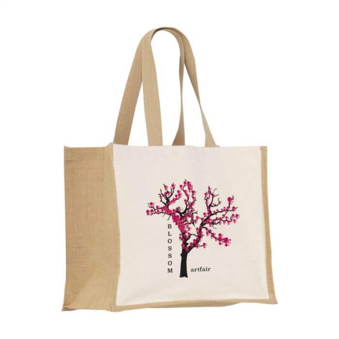 Draagtas | Jute en canvas | 25 l