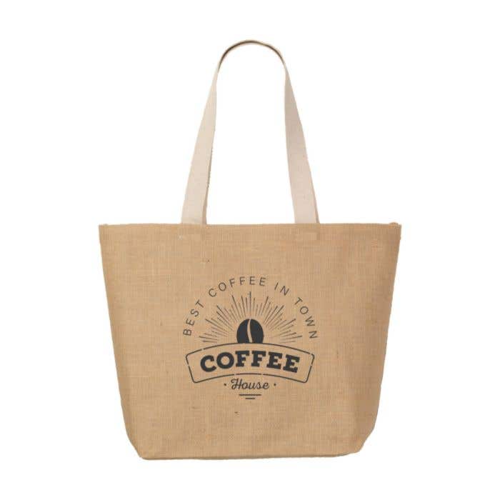 Draagtas | Jute | Gelamineerd | 25 l