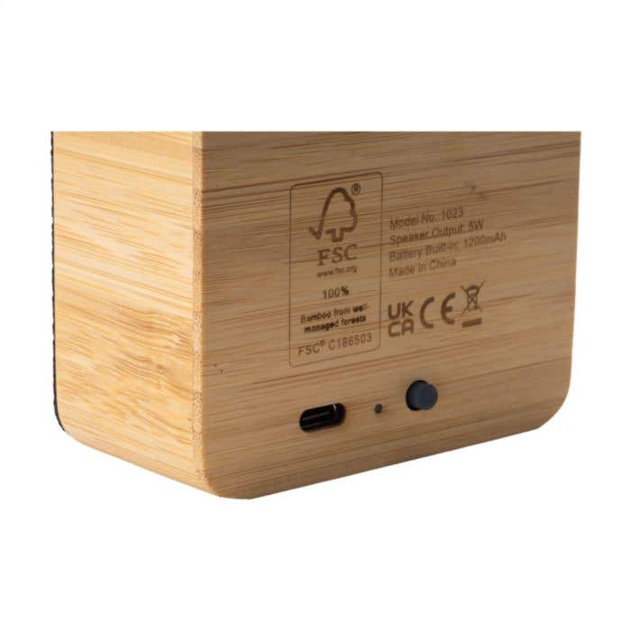 Bluetoothspeaker Sonido | Bamboe | 5W | 6 uur speelduur