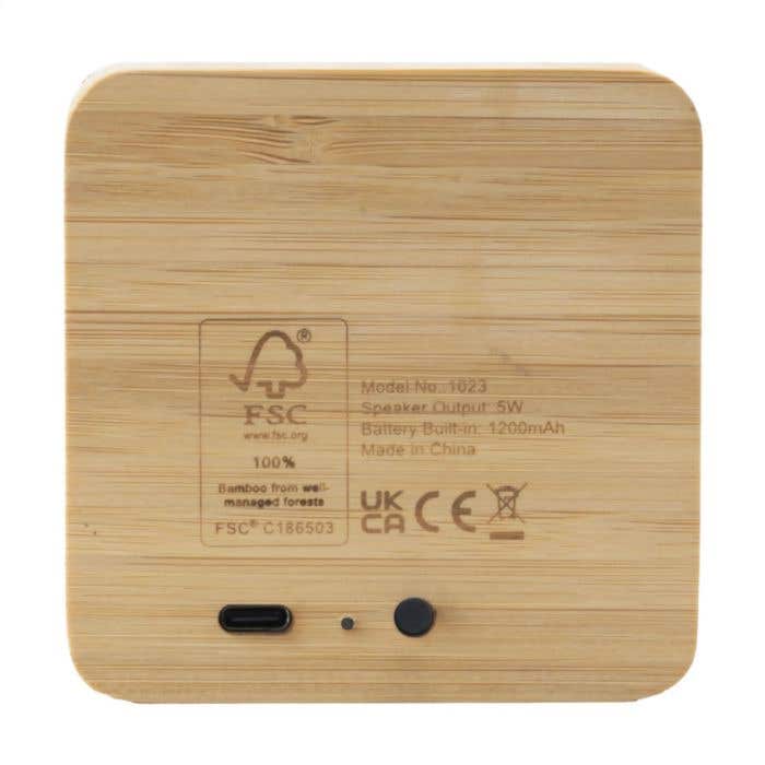 Bluetoothspeaker Sonido | Bamboe | 5W | 6 uur speelduur