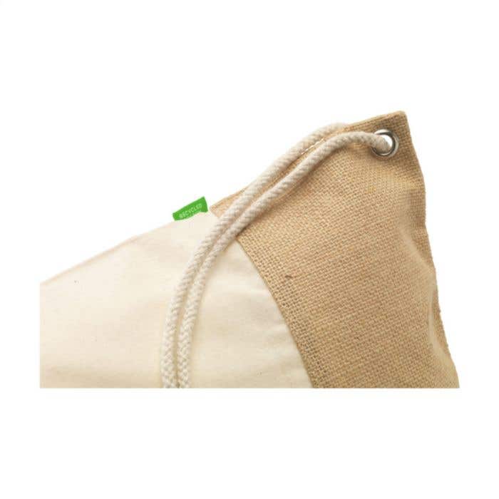 Rugzak | Organisch katoen | 8 l | Jute details