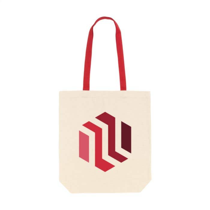Shoppertas Shoppy | Canvas | 15 l | Gekleurde hengsels