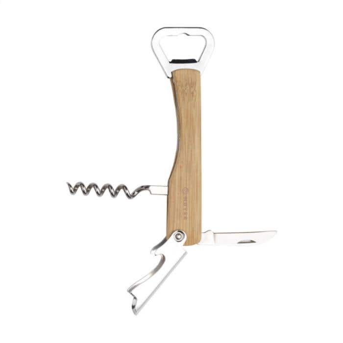 Kelnermes | Bamboe | 4 functies